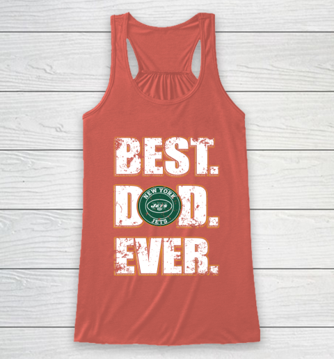 NFL New York Jets Football Best Dad Ever Family Shirt Racerback Tank 3