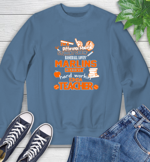 Milwaukee Brewers MLB I'm A Difference Making Student Caring Baseball Loving Kinda Teacher (2) Sweatshirt 8