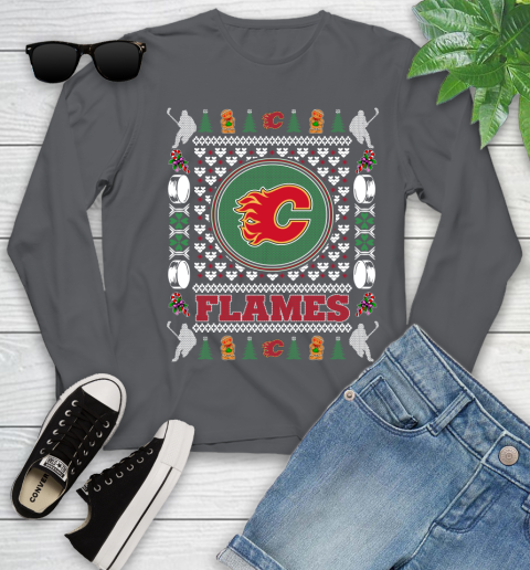 Calgary Flames Merry Christmas NHL Hockey Loyal Fan Ugly Shirt 132
