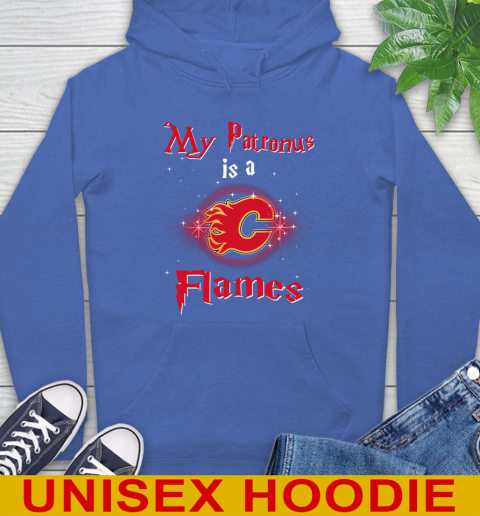 NHL Hockey Harry Potter My Patronus Is A Calgary Flames Hoodie 9