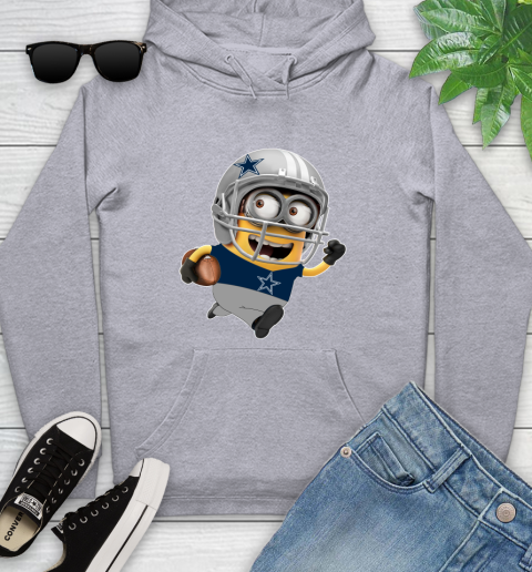 NFL Dallas Cowboys Minions Disney Football Sports Youth Hoodie 6