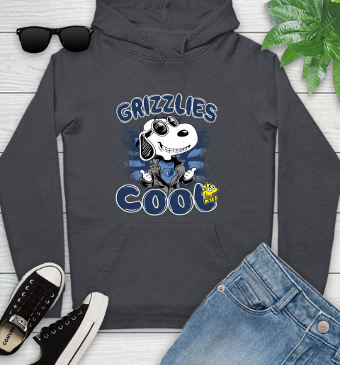 NBA Basketball Memphis Grizzlies Cool Snoopy Shirt Youth Hoodie 8