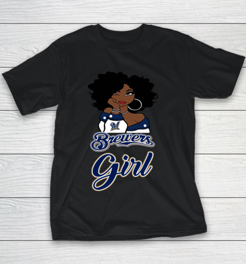 Milwaukee Brewerss Girl MLB Youth T-Shirt 2