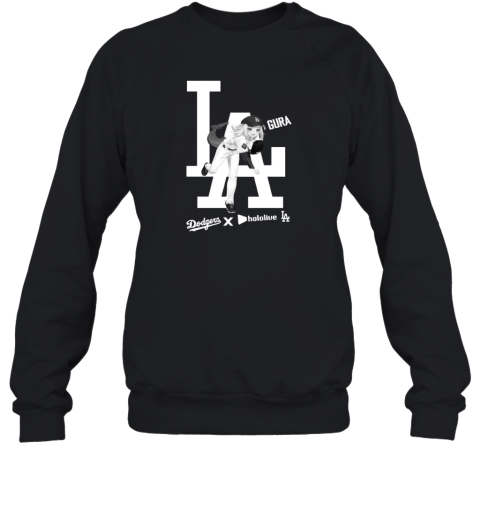 Los Angeles Dodgers Hololive Night Gawr Gura Sweatshirt