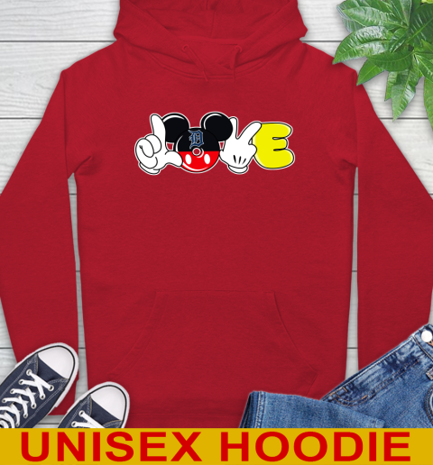 Detroit Tigers MLB Baseball Love Mickey Disney Sports Hoodie 10