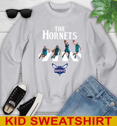 NBA Basketball Charlotte Hornets The Beatles Rock Band Shirt Youth Sweatshirt 3