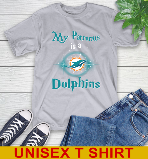 NFL Football Harry Potter My Patronus Is A Miami Dolphins T-Shirt 5