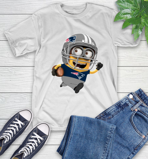 NFL New England Patriots Minions Disney Football Sports T-Shirt