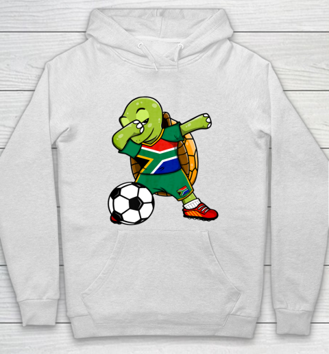 Dabbing Turtle South Africa Soccer Fans Jersey Football Hoodie