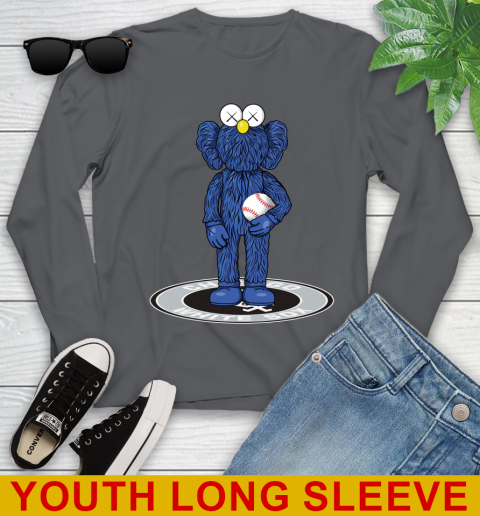 MLB Baseball Chicago White Sox Kaws Bff Blue Figure Shirt Youth Long Sleeve 9