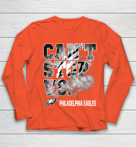 NFL Philadelphia Eagles Can't Stop Vs Youth Long Sleeve 3