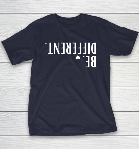 Funny Upside Down Be Different Youth T-Shirt 2