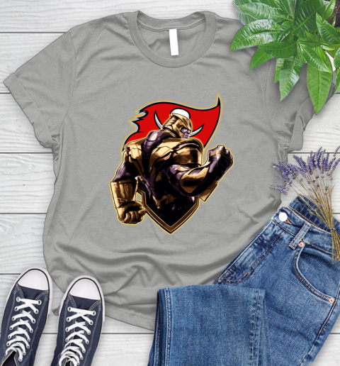 NFL Thanos Avengers Endgame Football Sports Tampa Bay Buccaneers Women's T-Shirt 10