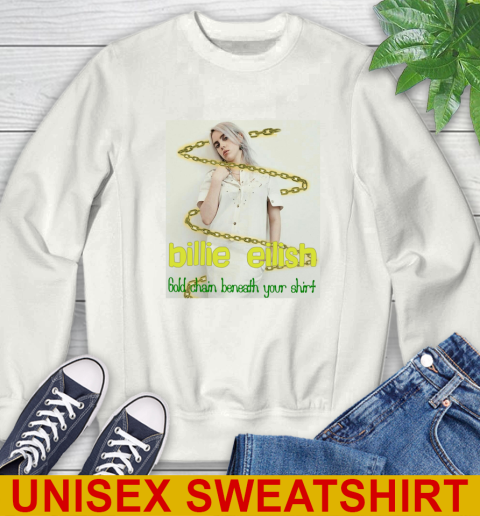 Billie Eilish Gold Chain Beneath Your Shirt 174