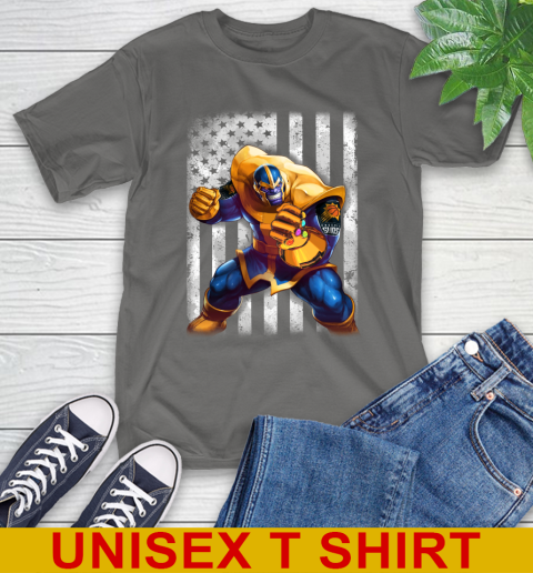 NBA Basketball Phoenix Suns Thanos Marvel American Flag Shirt T-Shirt 10