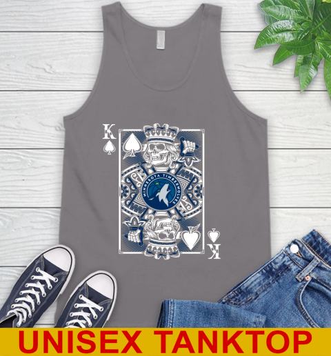 Minnesota Timberwolves NBA Basketball The King Of Spades Death Cards Shirt Tank Top 6