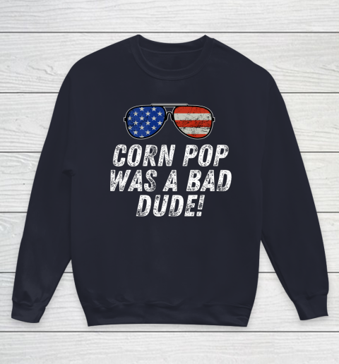 Joe Biden Corn Pop Was A Bad Dude Youth Sweatshirt 2