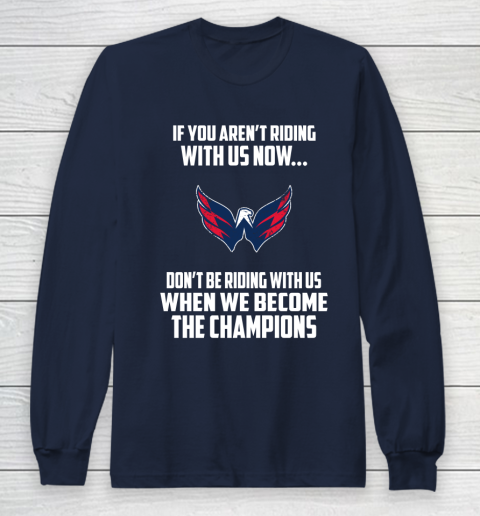 NHL Washington Capitals Hockey We Become The Champions Long Sleeve T-Shirt 2