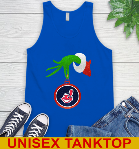 Cleveland Indians Grinch Merry Christmas MLB Baseball Tank Top 5