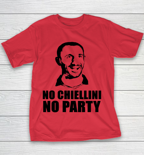 No Chiellini, No Party Italia Champion Euro Player Youth T-Shirt 6