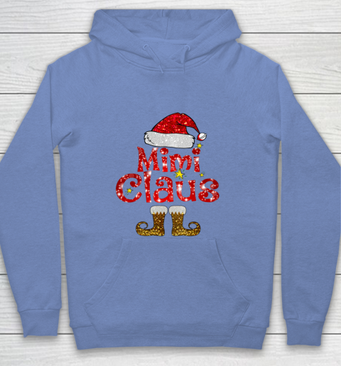 Funny Santa Mimi Claus Merry Christmas Youth Hoodie 8