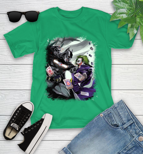 Toronto Blue Jays MLB Baseball Batman Fighting Joker DC Comics Youth T-Shirt 6