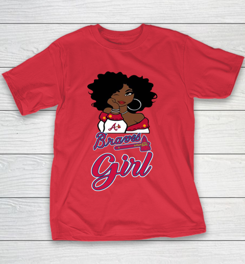 Atlanta Braves Girl MLB Youth T-Shirt 9