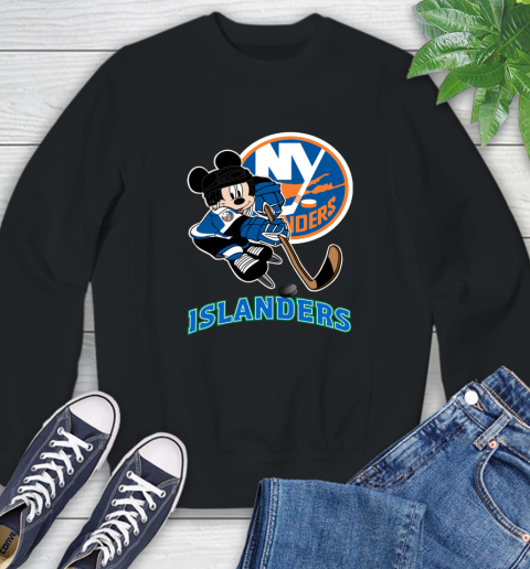 NHL New York Islanders Mickey Mouse Disney Hockey T Shirt Sweatshirt 2