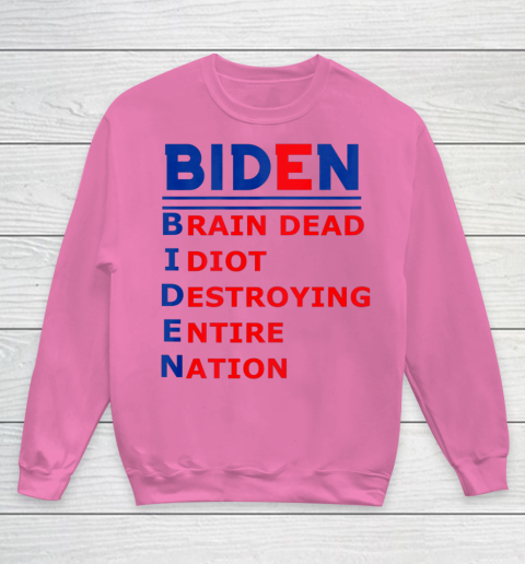 Republicans voter Anti Joe Biden Youth Sweatshirt 3