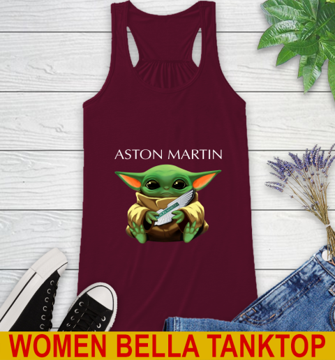 Star Wars Baby Yoda Hugs Aston Martin Car Shirt 38