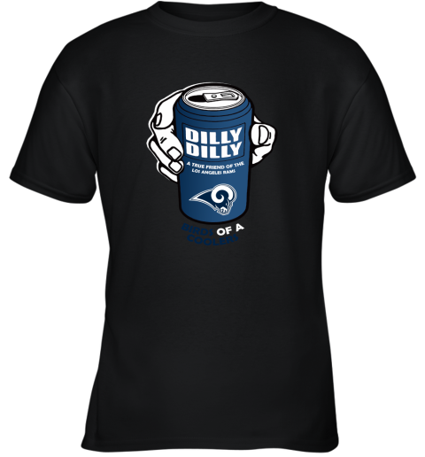 Bud Light Dilly Dilly! Los Angeles Rams Birds Of A Cooler Youth T-Shirt