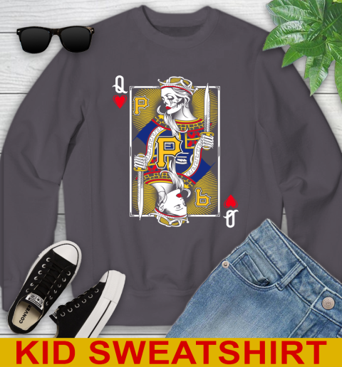 MLB Baseball Pittsburgh Pirates The Queen Of Hearts Card Shirt Youth Sweatshirt 5