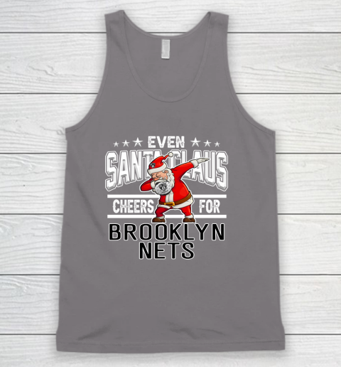 Brooklyn Nets Even Santa Claus Cheers For Christmas NBA Tank Top 6