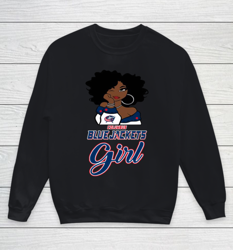 Columbus Blue Jackets Girl NHL Youth Sweatshirt