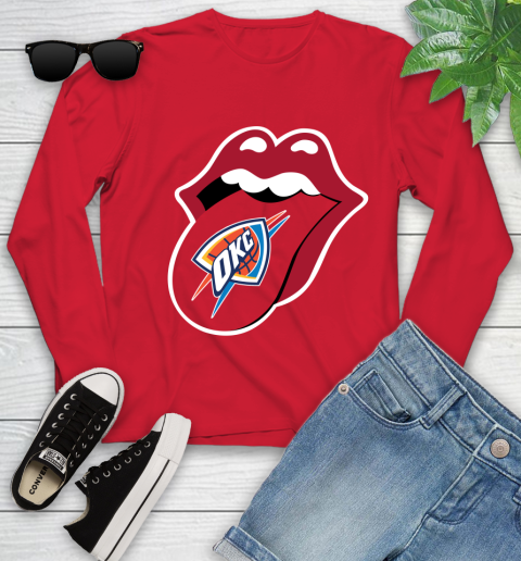 Oklahoma City Thunder NBA Basketball Lips I Root For My Team Adoring Fan 135