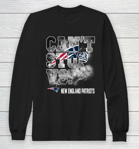 NFL New England Patriots Can't Stop Vs Long Sleeve T-Shirt