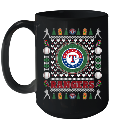 Texas Rangers Merry Christmas MLB Baseball Loyal Fan Ceramic Mug 15oz