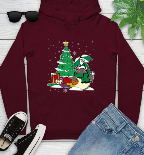 Boston Celtics NBA Basketball Cute Tonari No Totoro Christmas Sports Youth Hoodie 7