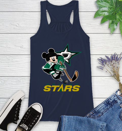 NHL Dallas Stars Mickey Mouse Disney Hockey T Shirt Racerback Tank 10