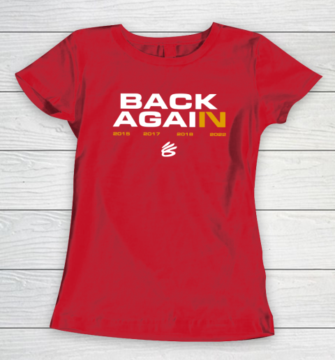 Steph Curry Back Again Women's T-Shirt 7