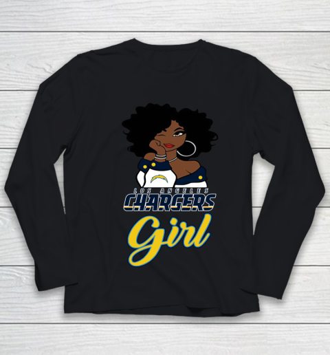 Los Angeles Chargers Girl NFL Youth Long Sleeve
