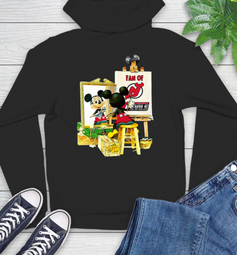 NHL Hockey New Jersey Devils Mickey Drawing Shirt 13
