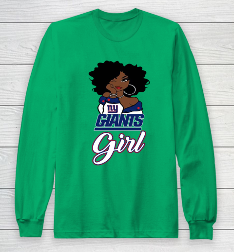 New York Giants Girl NFL Long Sleeve T-Shirt 7