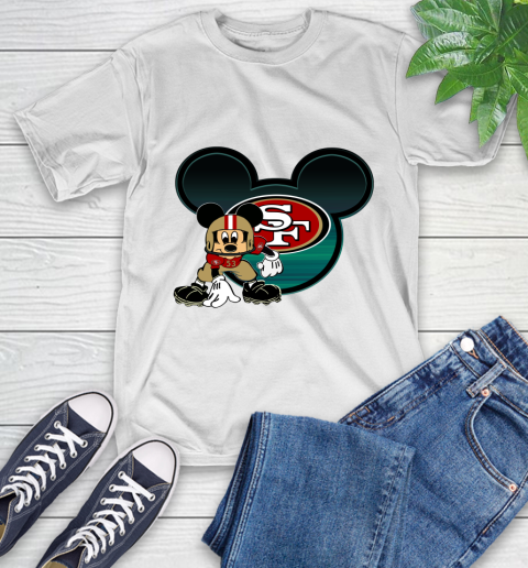 NFL San Francisco 49ers Mickey Mouse Disney Football T Shirt T-Shirt
