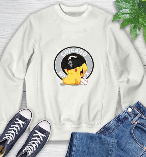 MLB Pikachu Baseball Sports Chicago White Sox Sweatshirt