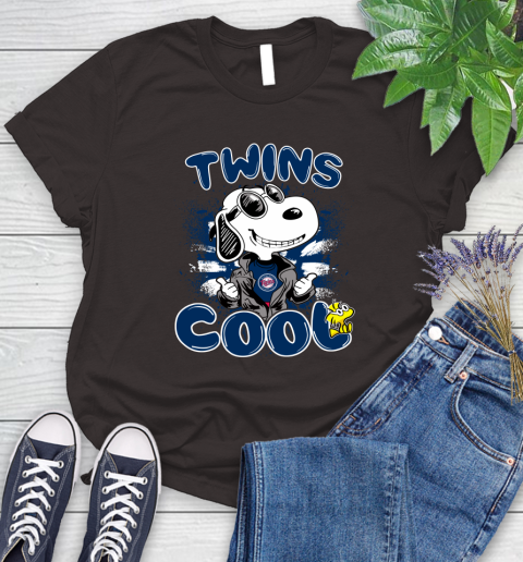 MLB Baseball Minnesota Twins Cool Snoopy Shirt Women's T-Shirt 9