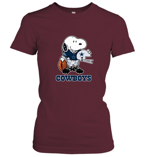 Snoopy A Strong And Proud Dallas Cowboys Player NFL Women's T-Shirt