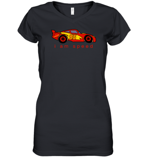 I Am Speed 95 Cars Lightning Mcqueen Women's V