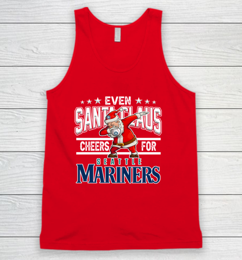 EveSeattle Mariners Even Santa Claus Cheers For Christmas MLB Tank Top 5