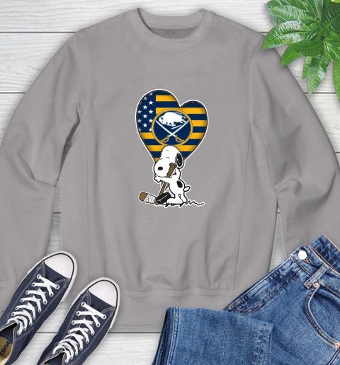 Buffalo Sabres NHL Hockey The Peanuts Movie Adorable Snoopy Sweatshirt 5